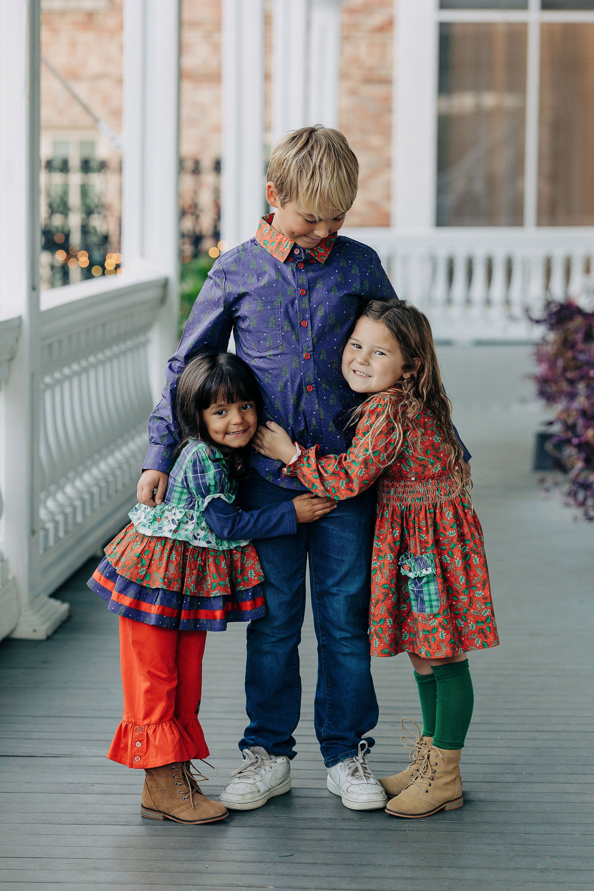Boy's Button Shirt - Festive Little Wonders - Image 5