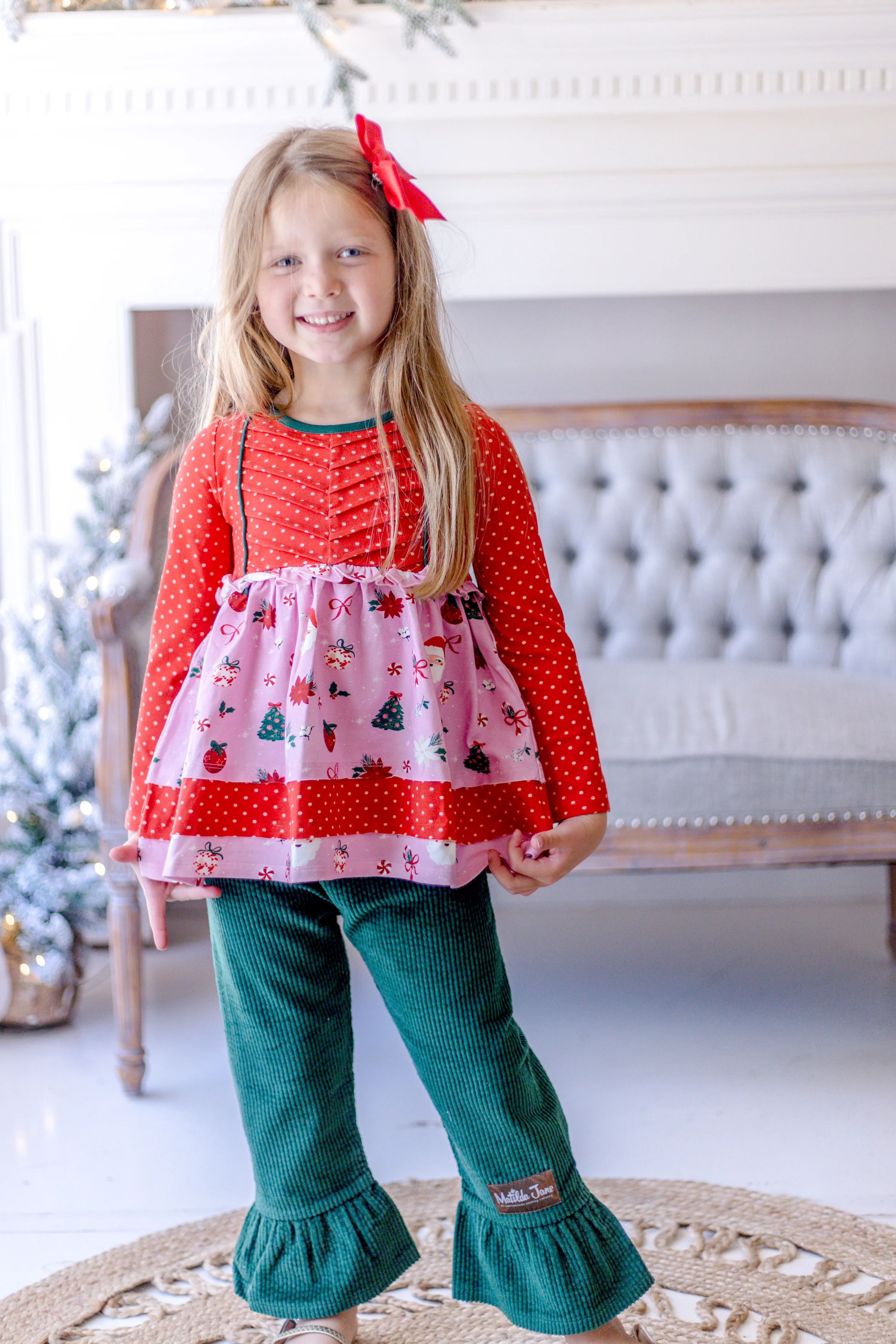 Emerald Eve Corduroy Big Ruffles - Image 10