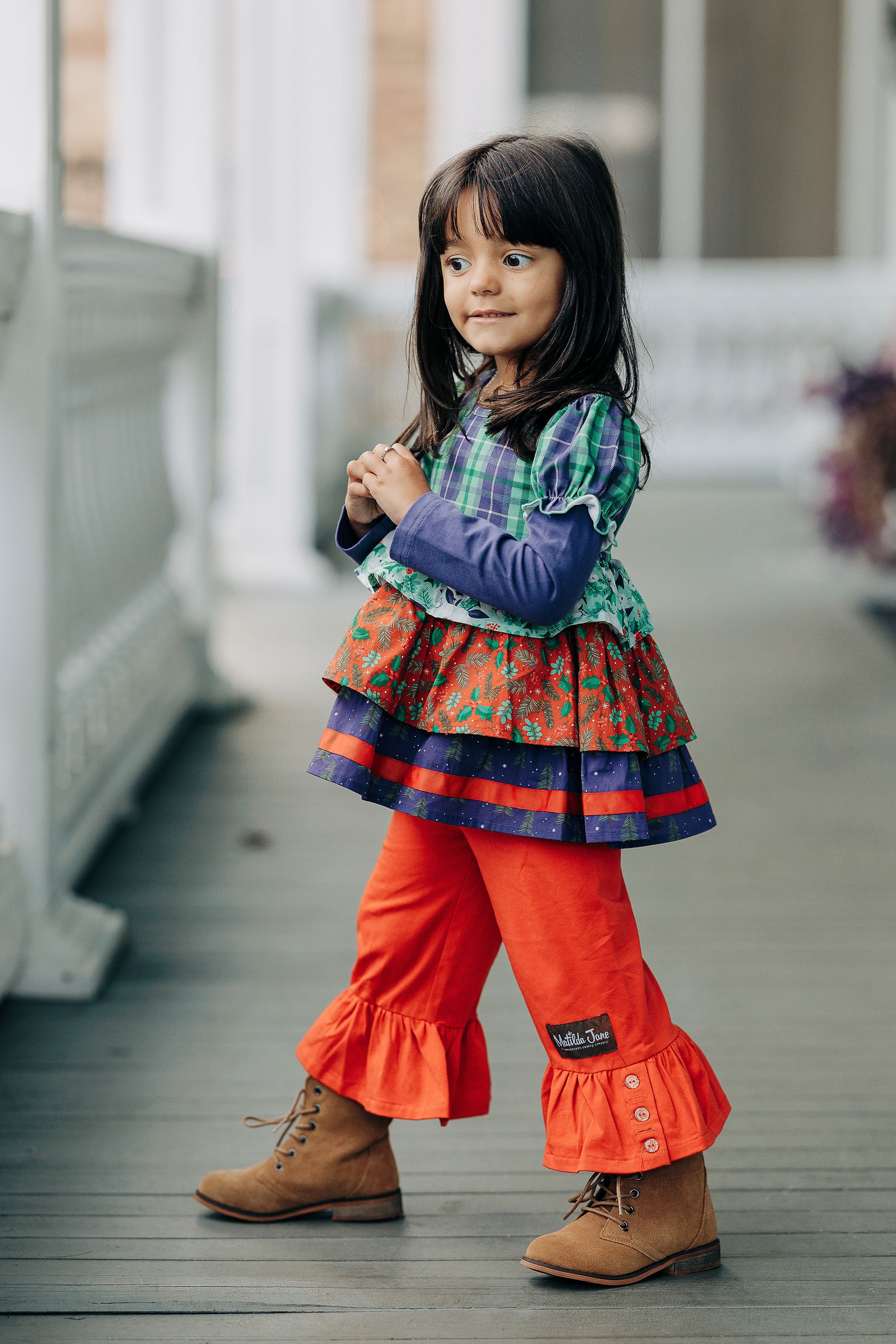 Festive Little Wonders Tiered Tunic - Image 9