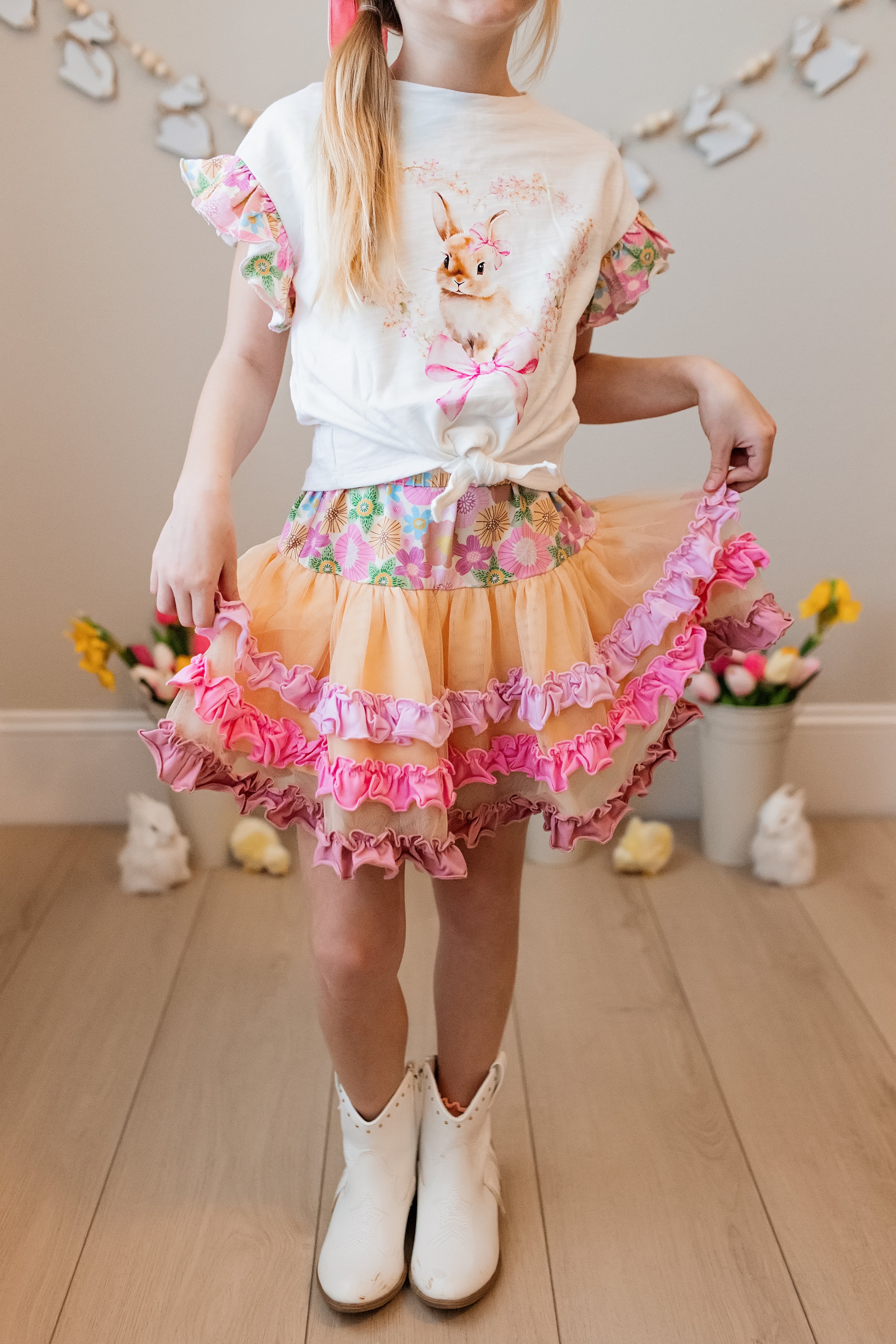 Flora & Flopsy Charm Ruffle Skirt - Image 10