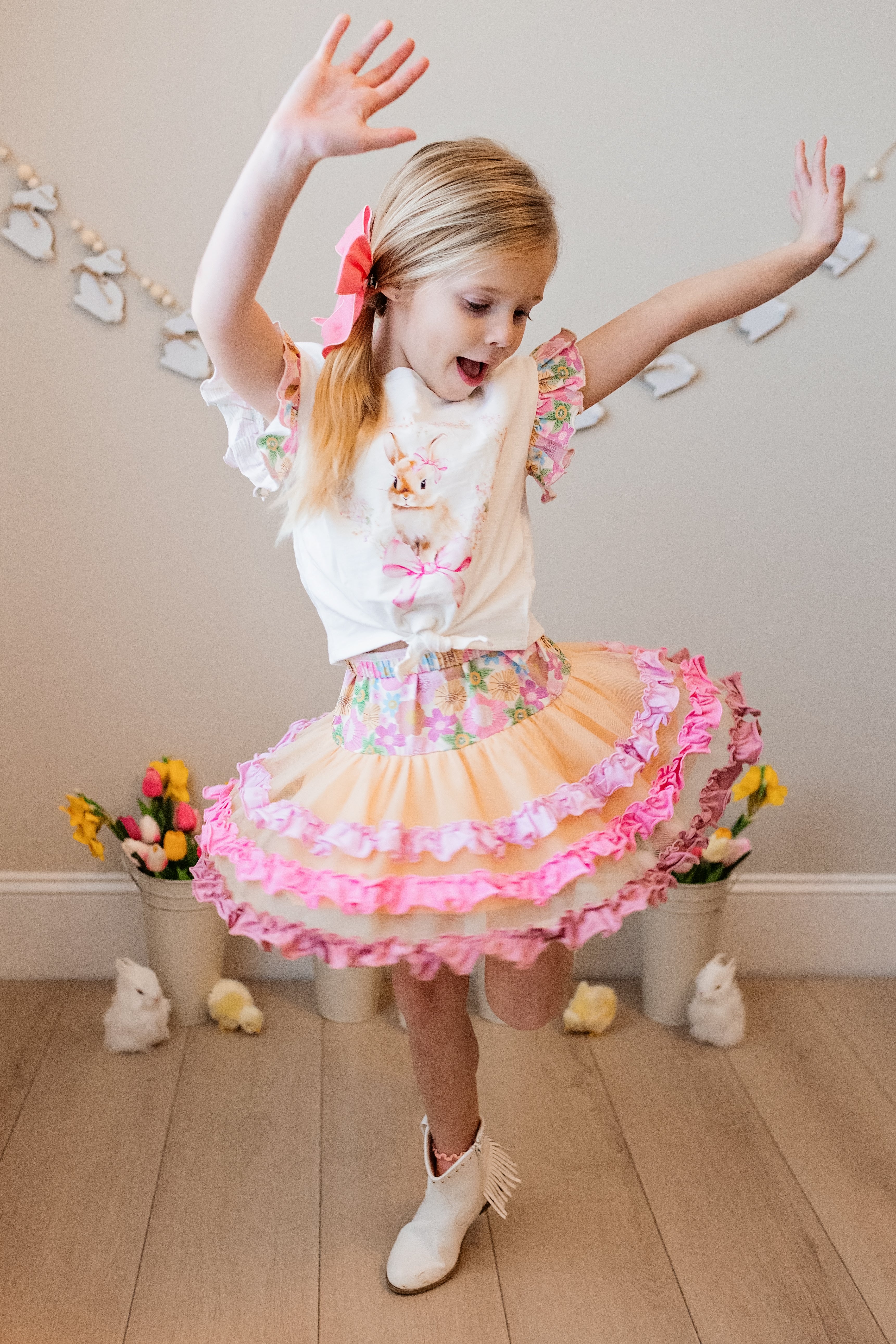 Flora & Flopsy Charm Ruffle Skirt - Image 4