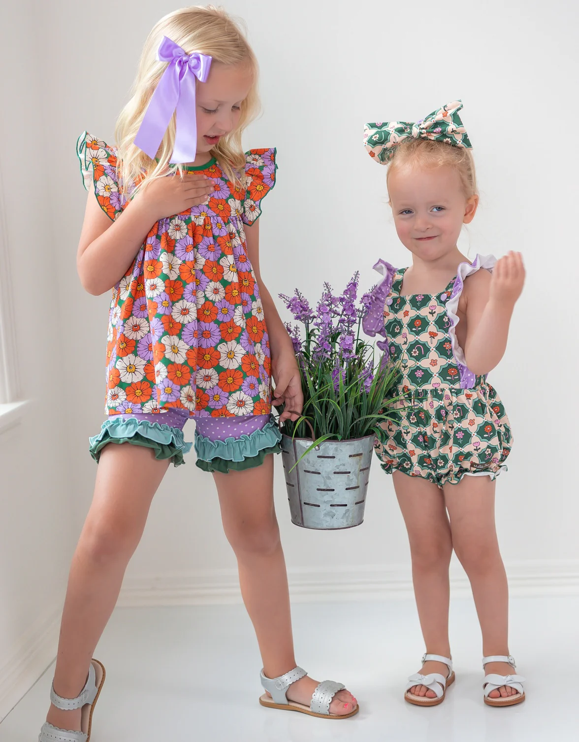 Heartfelt Vintage Grace Bubble Romper - Image 6