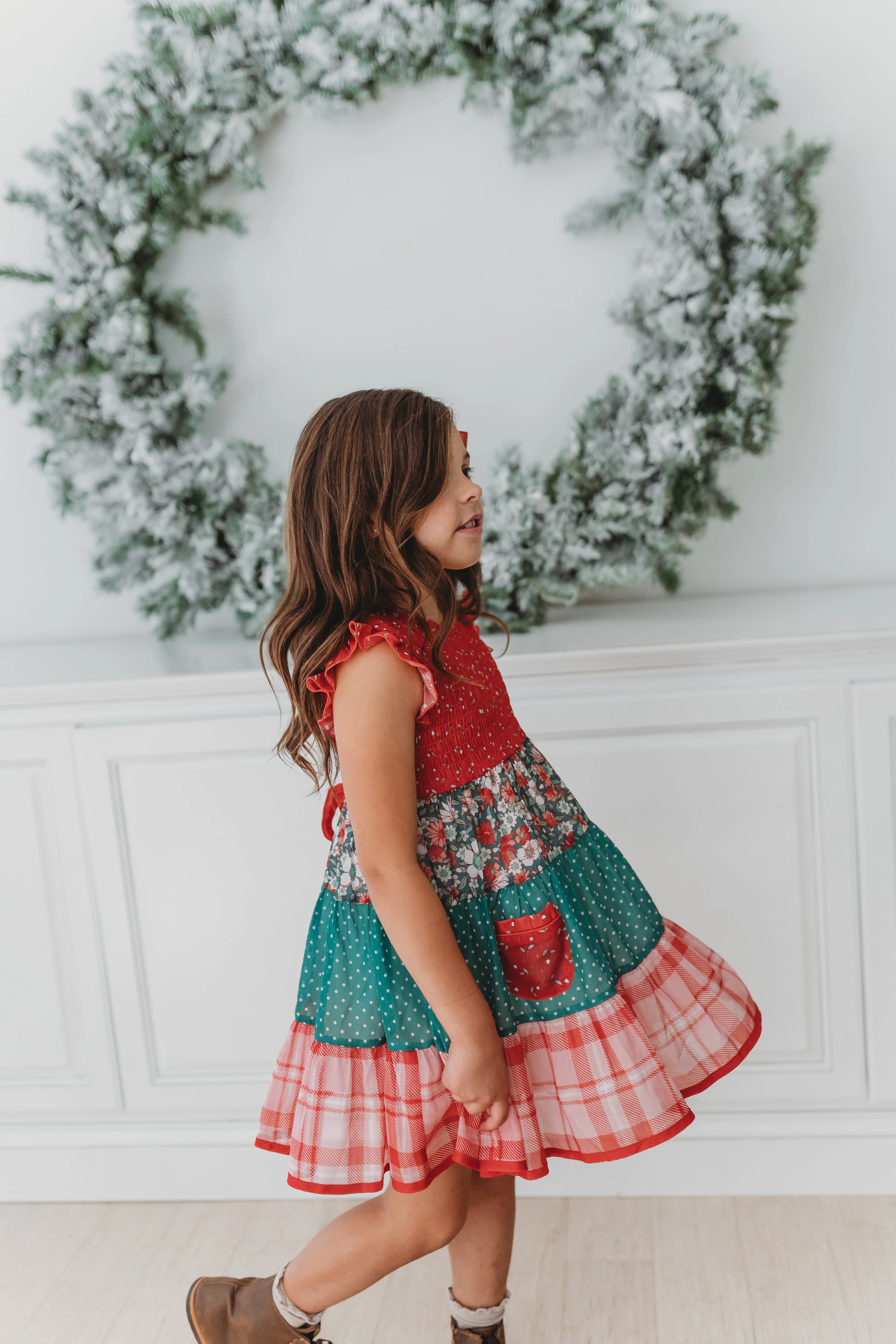 Holiday Heirloom Shimmer Dress - Image 7