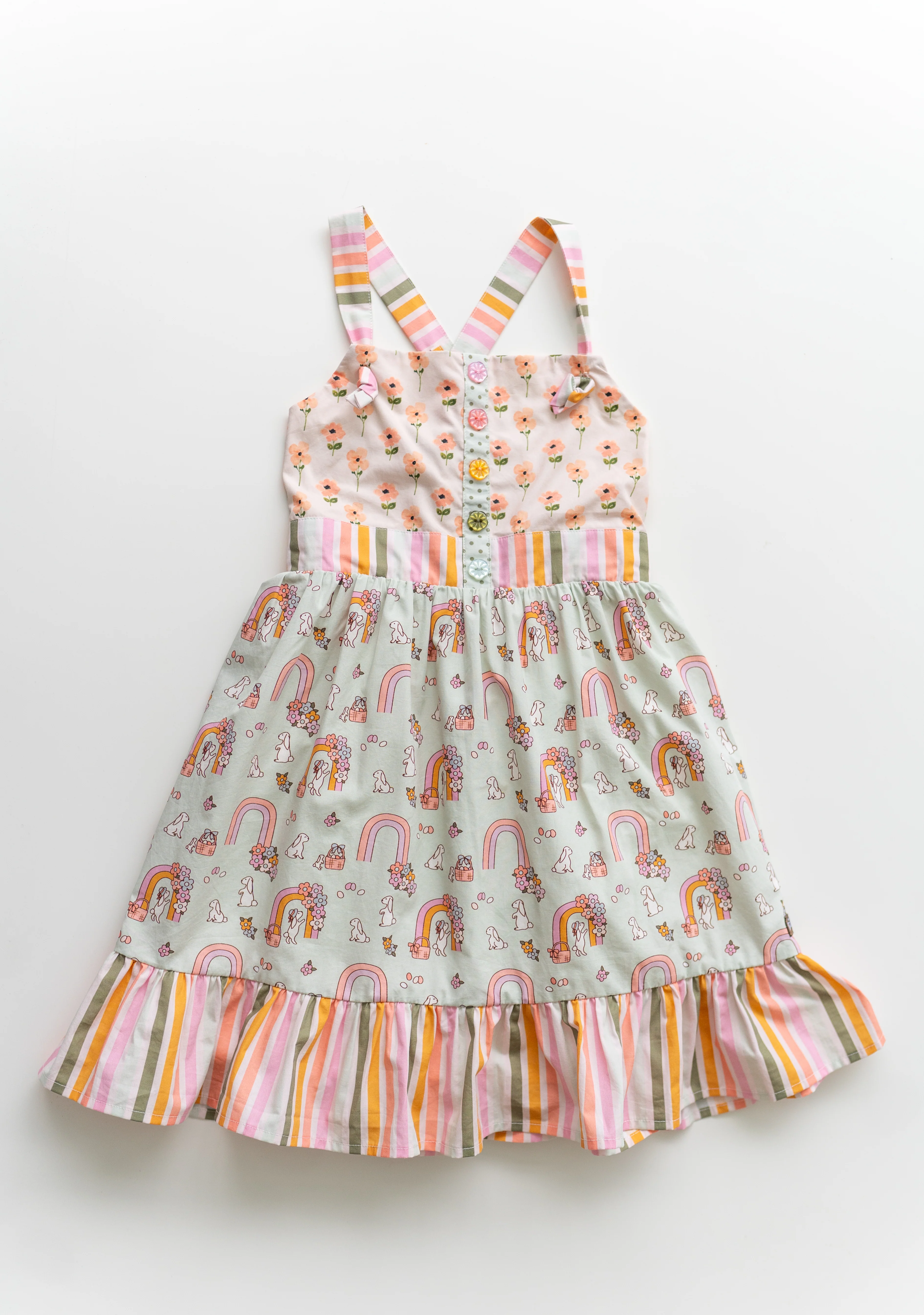 Knot Dress Hoppy Rainbow - Image 6