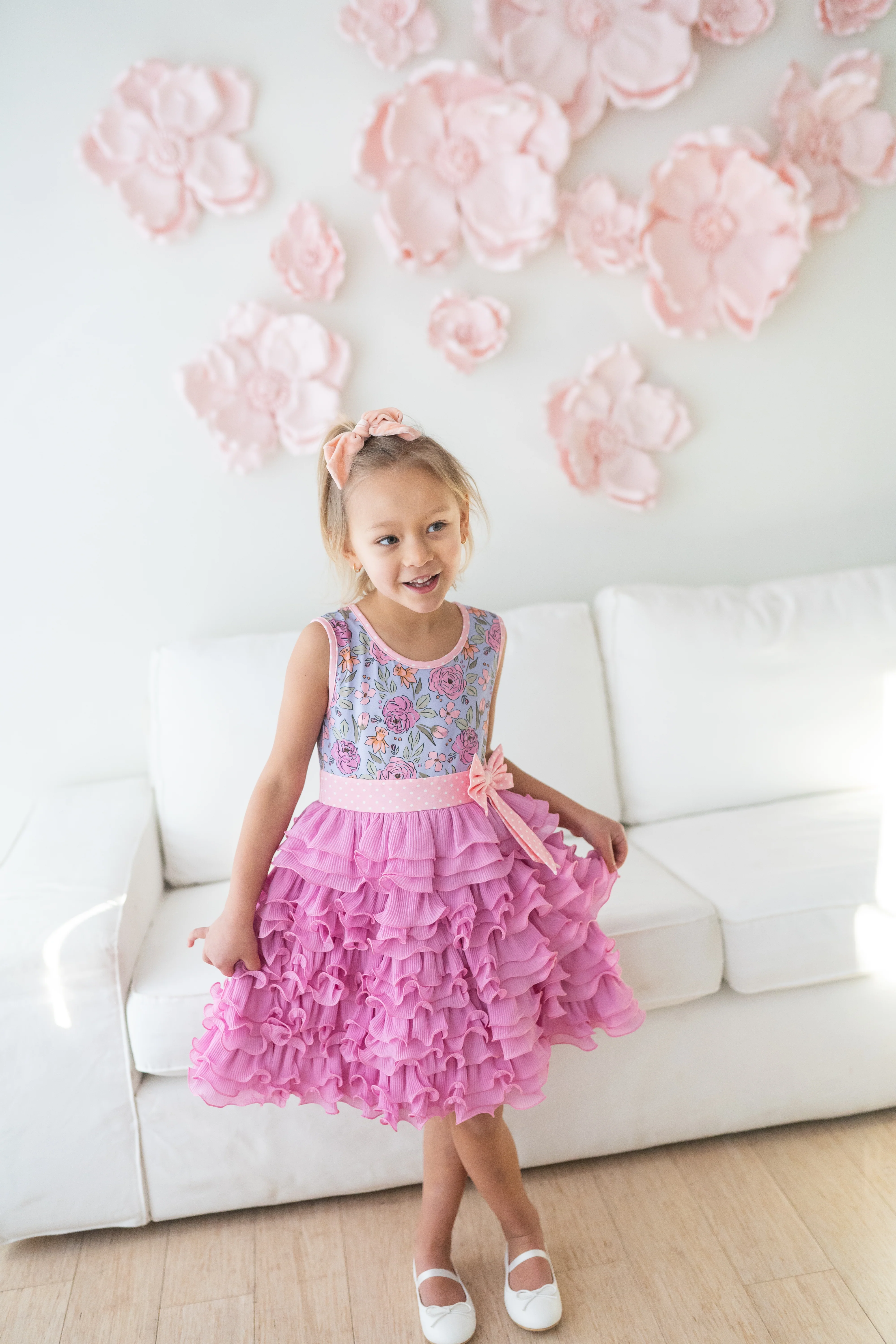 Live in Lavender Ruffle Dress - Image 8