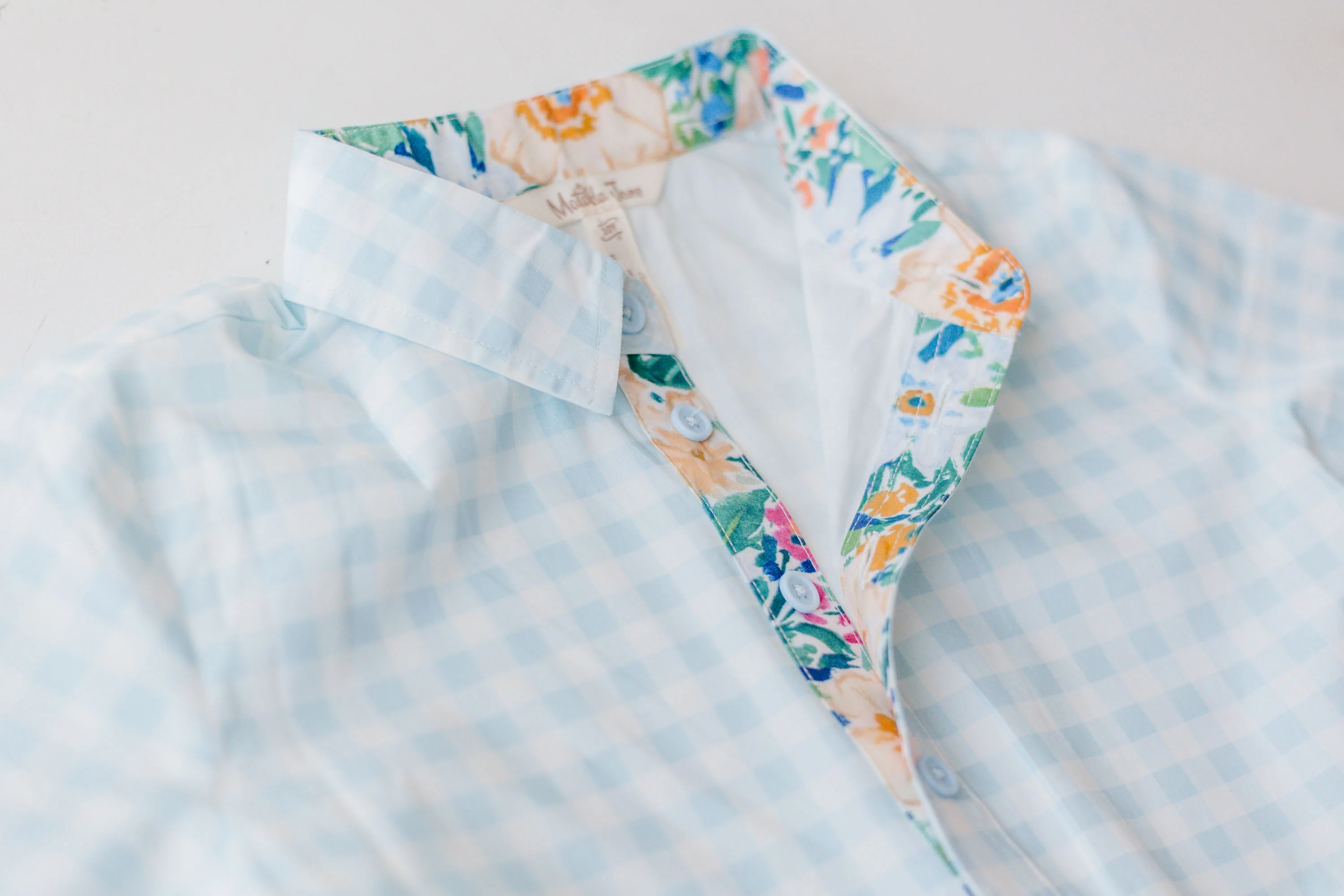 Men's Button Up Shirt | Gingham Grove - Image 3