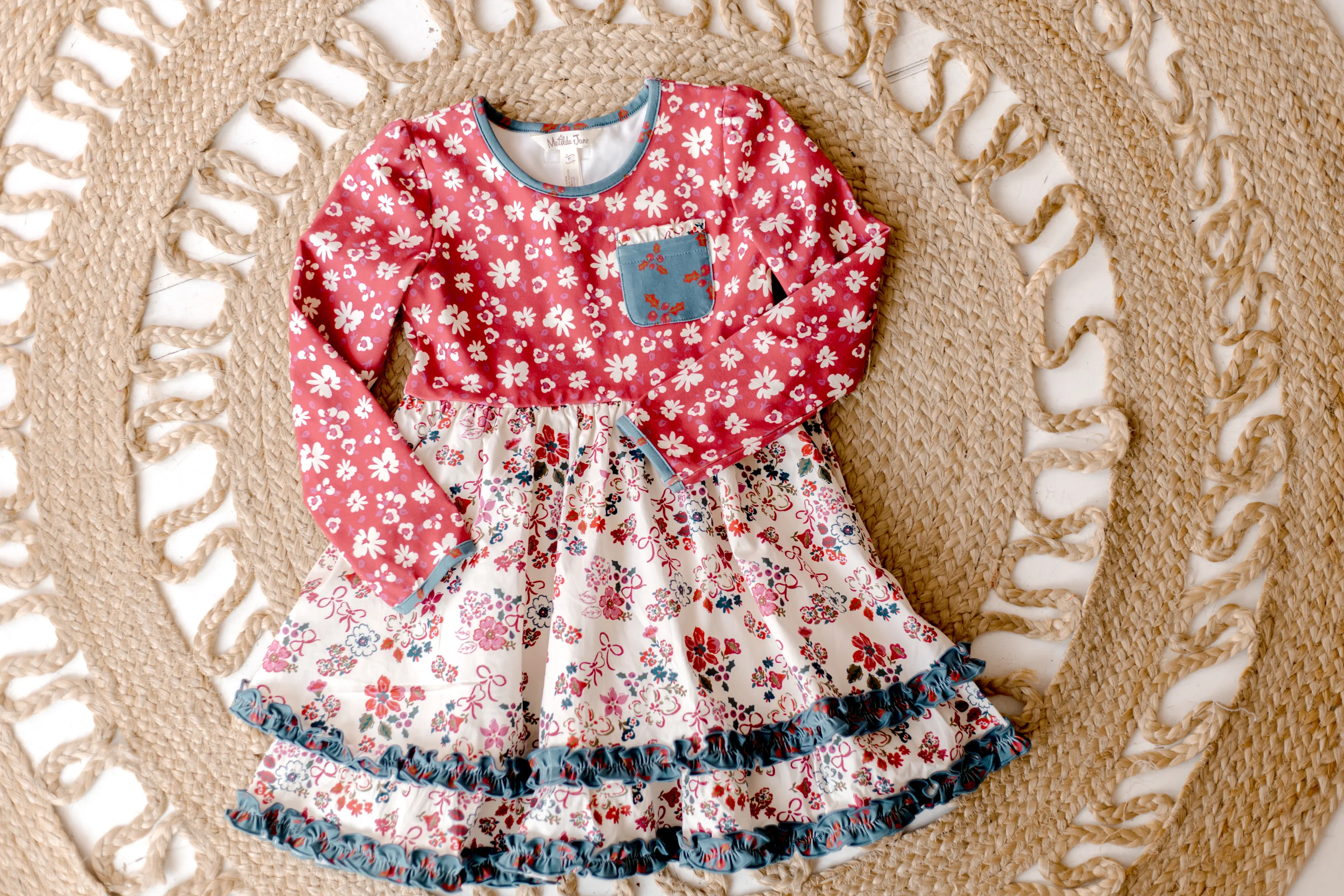 Tinselberry Lane Ruffle Dress - Image 6