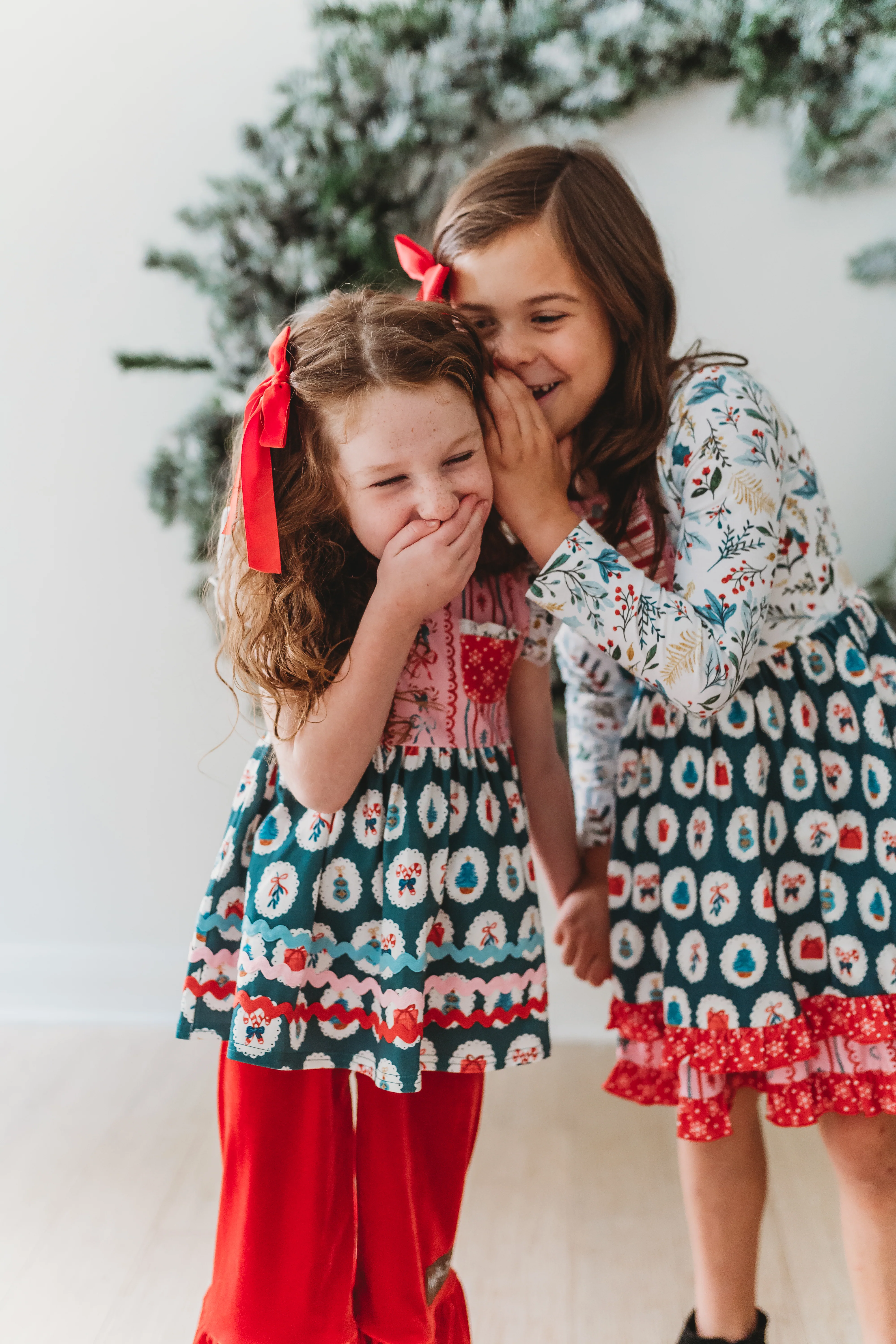 Ruby Reindeer Velvet Big Ruffles - Image 13