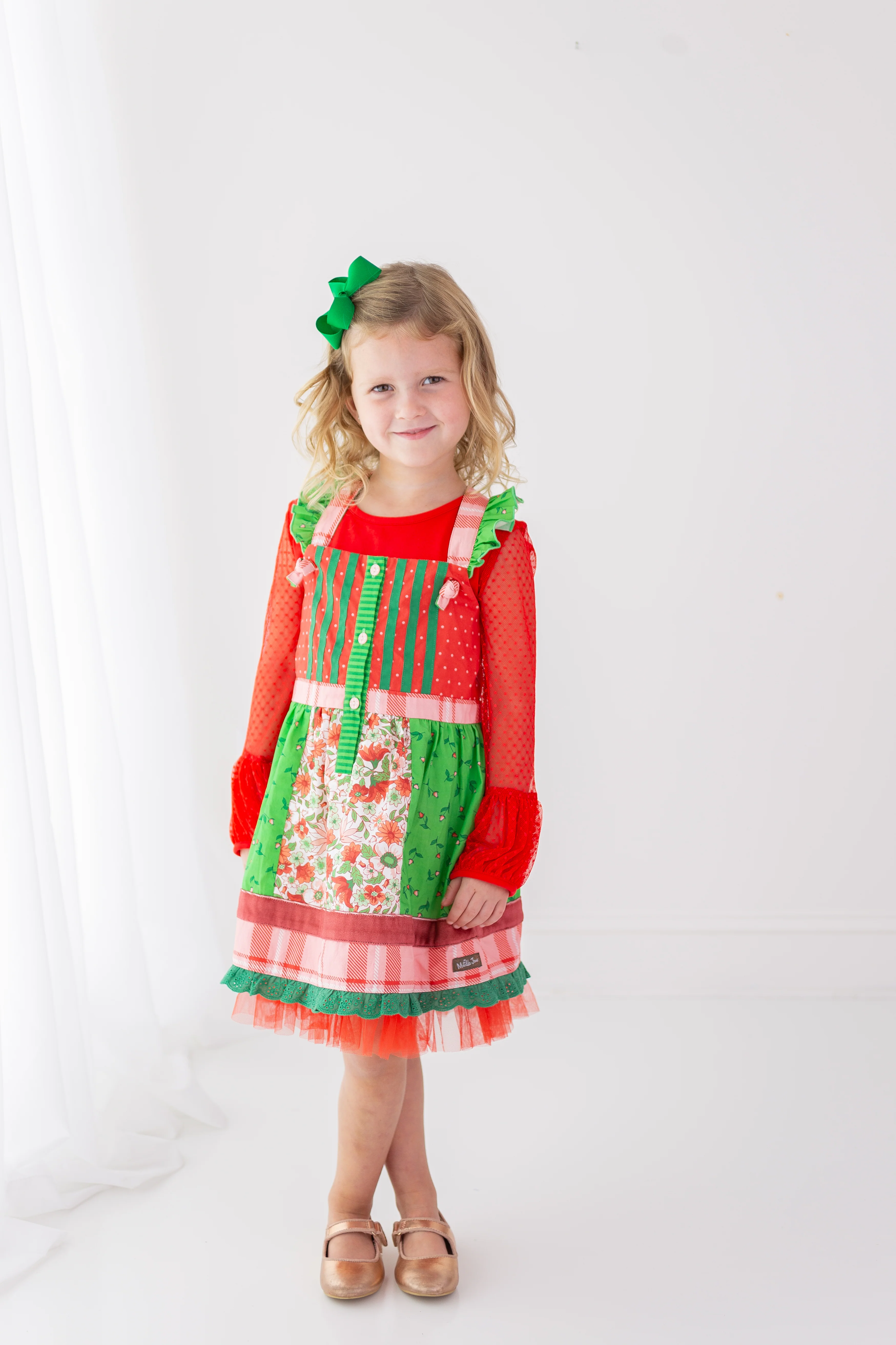 Scarlet Sleigh Ride Lace Tee - Image 7