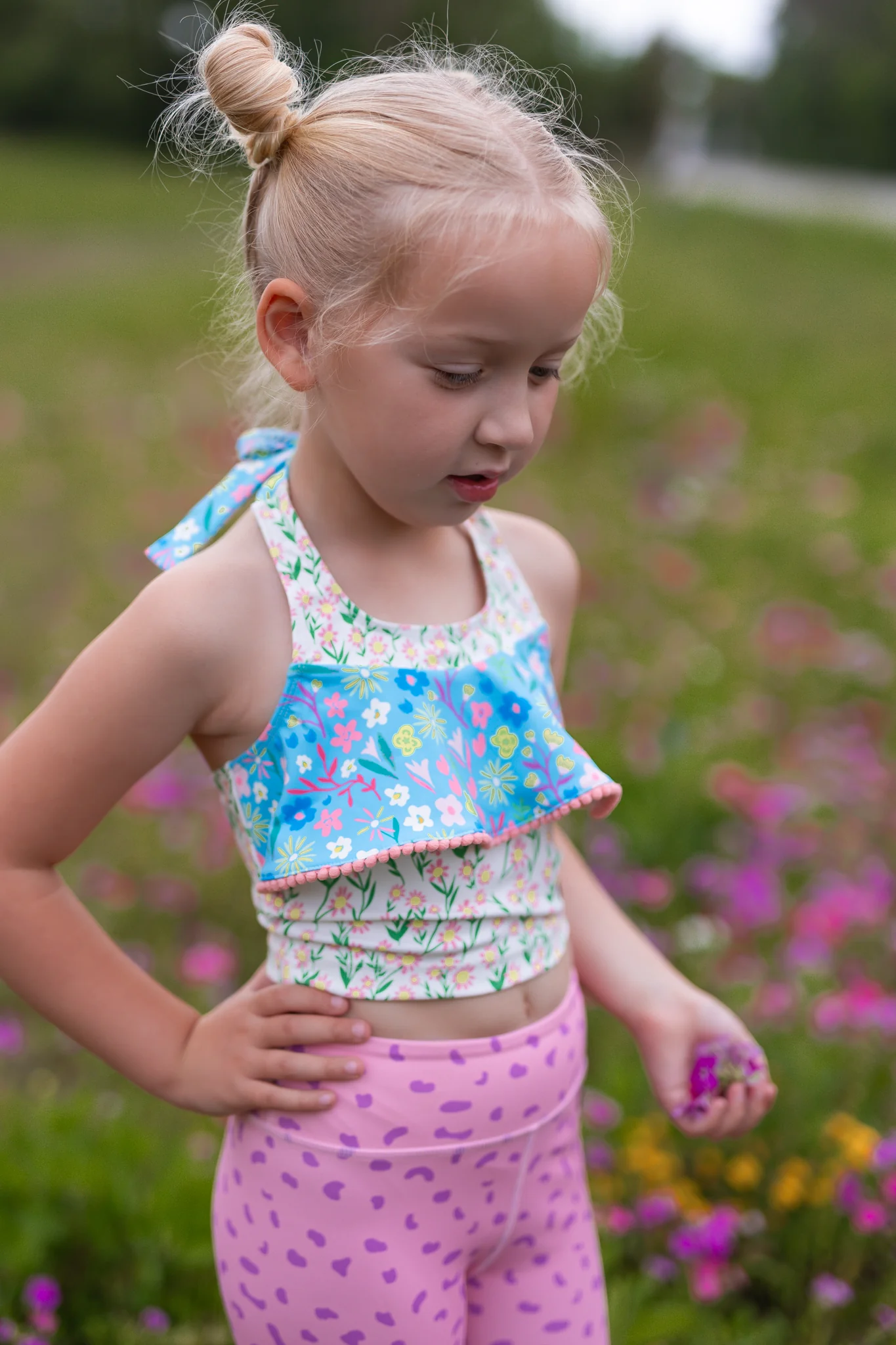 Speckled Pink Active Capris (Runs Small) - Image 10