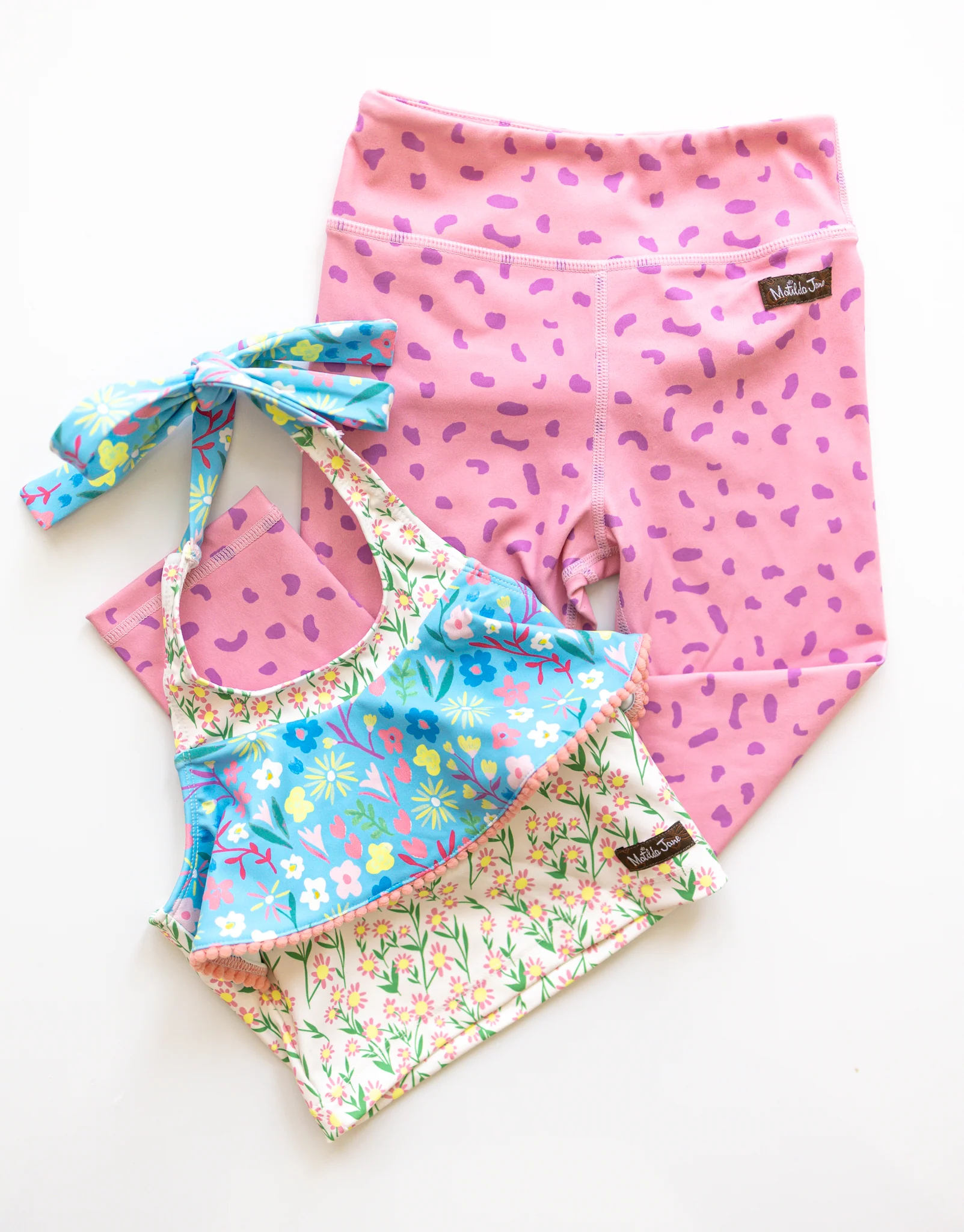 Speckled Pink Active Capris (Runs Small) - Image 4