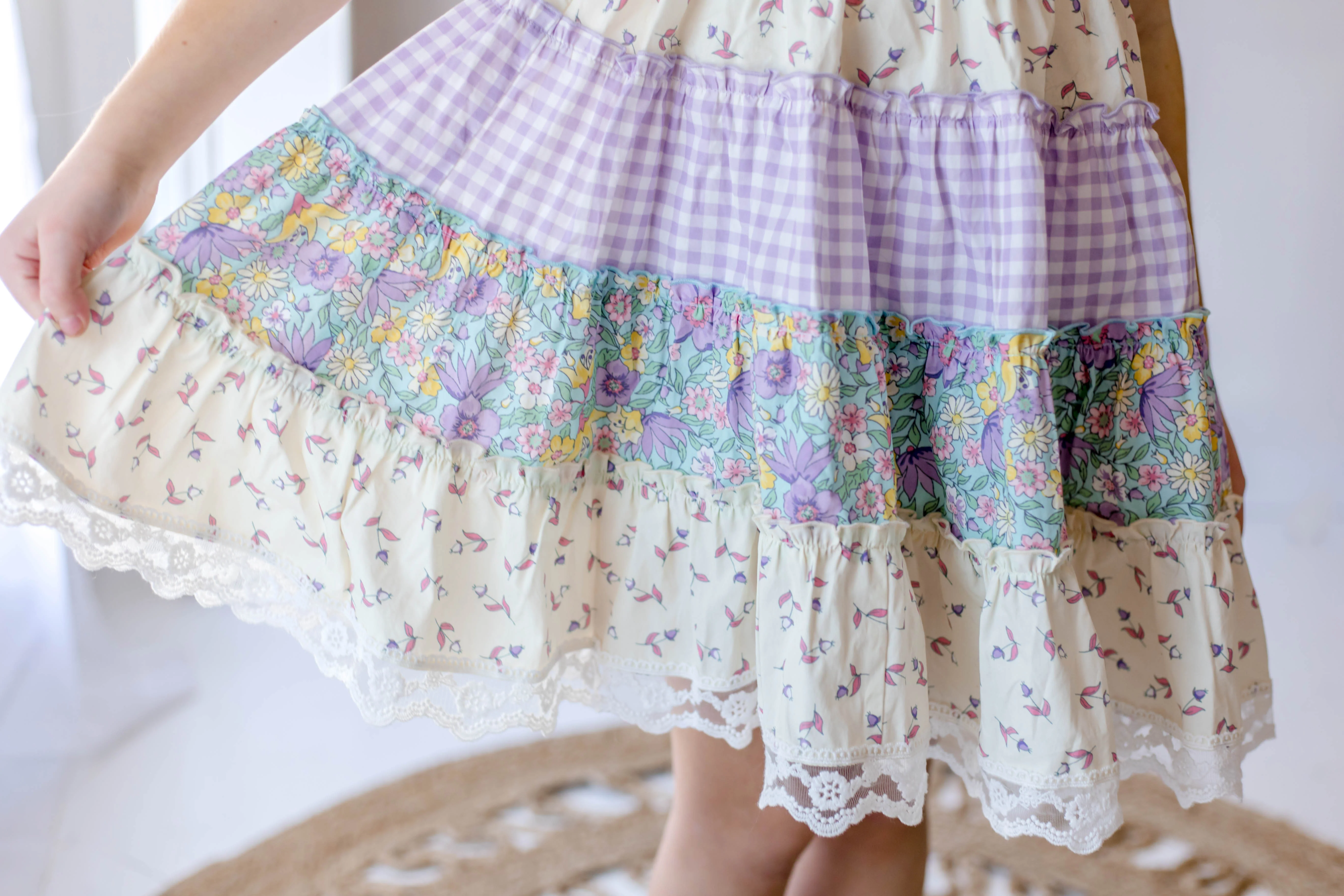 Spring Fling Shirred Dress - Image 3