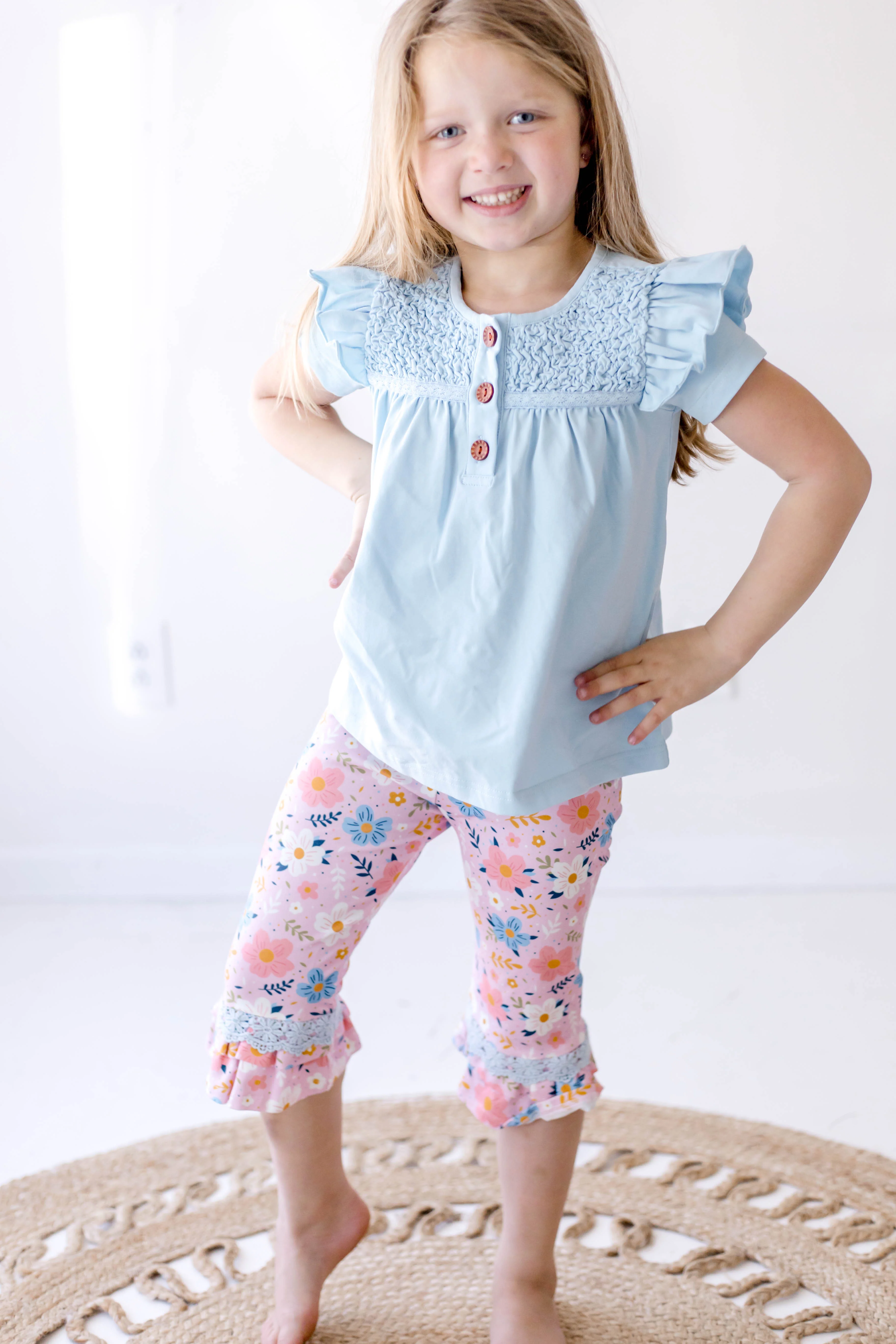 Summer Nights Ruffles Capris - Image 3