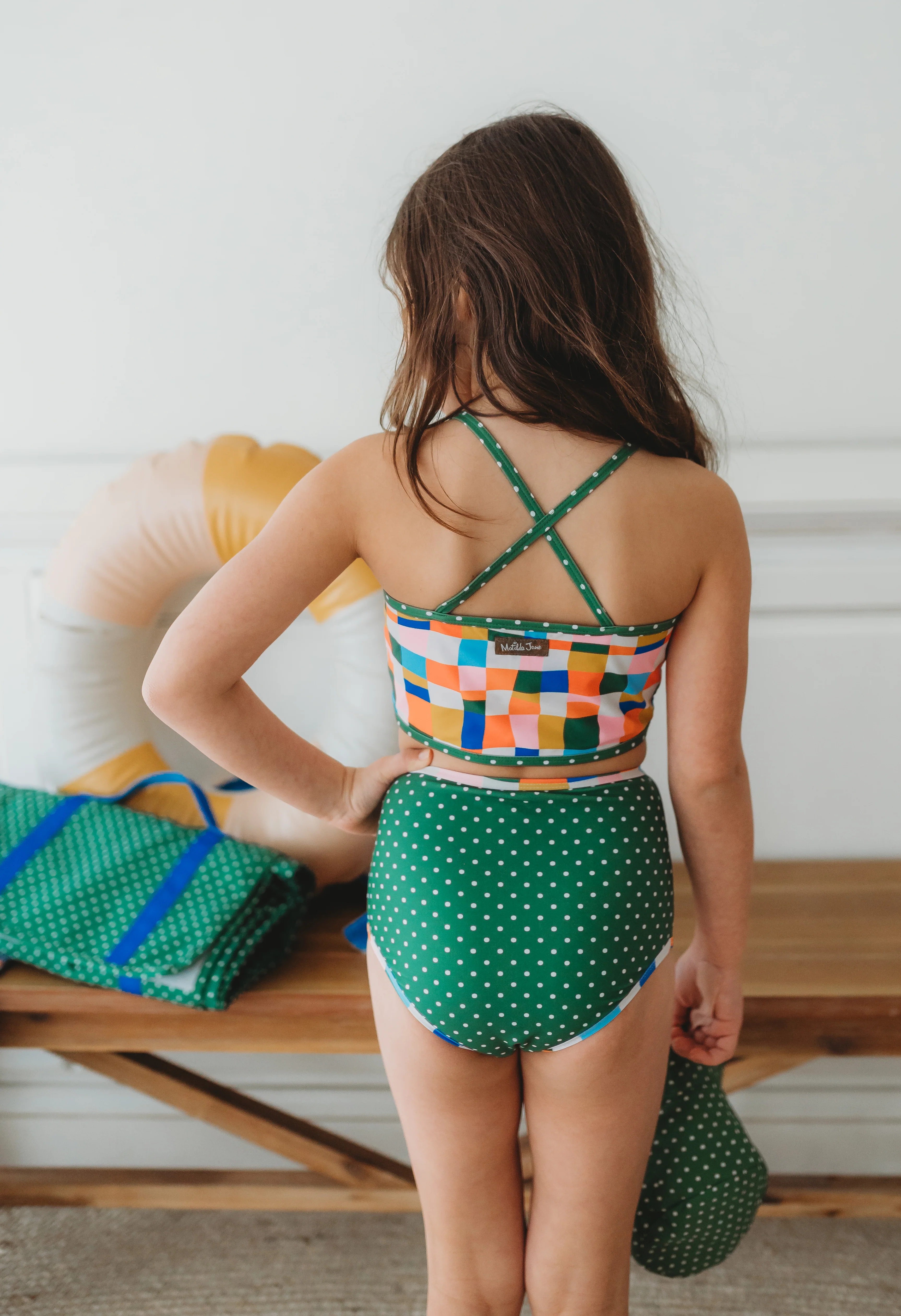 Two Piece Swimsuit | Retro Kaleidoscope - Image 5